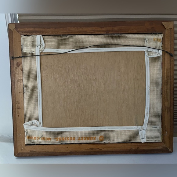 Vintage Wood Frame”Fall Harvest Farmhouse”Scene Needle Work:10 Colors
• Handmade - Picture 7 of 9